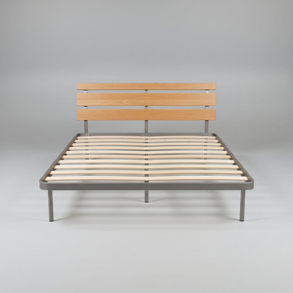 Professional team collecting and recycling old bed frames for sustainable disposal