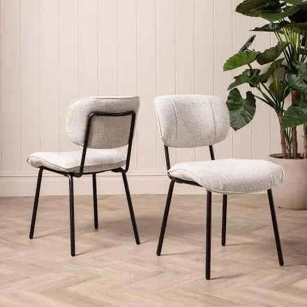 Stacked dining table chairs ready for eco-friendly collect and recycle service